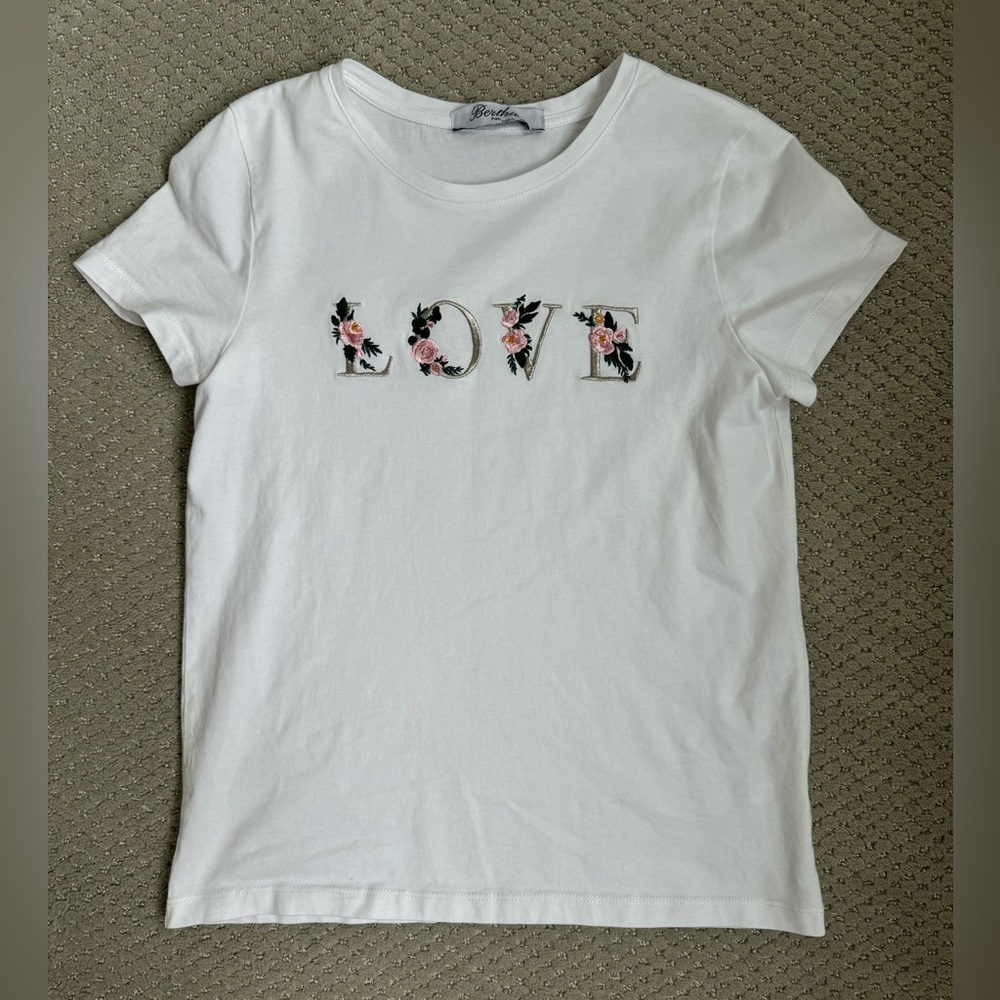 Berthie Embroidered Love Tee